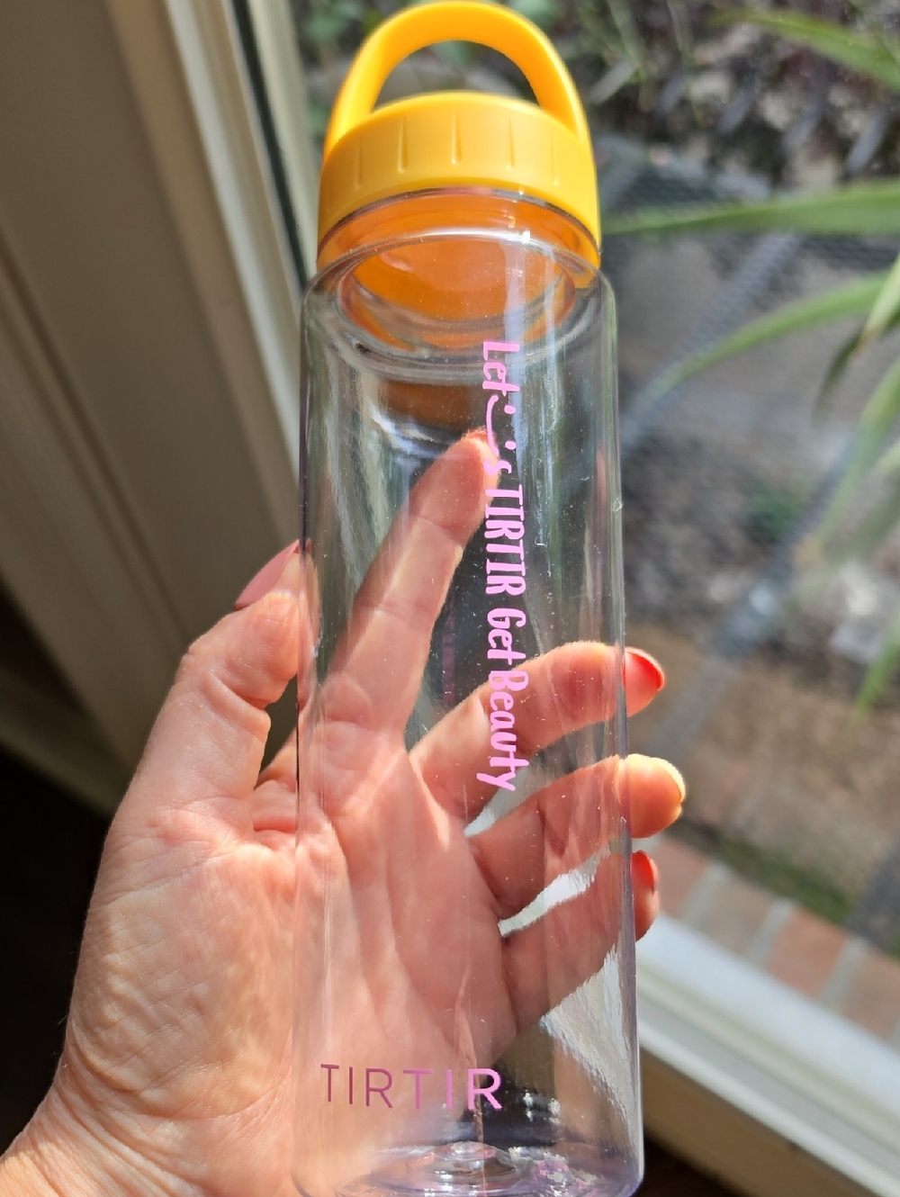 TirTir Water Bottle With Yellow Cap  NWOT
